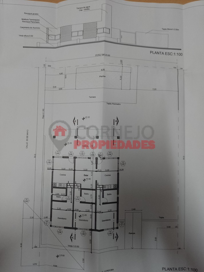 Complejo de 3 Departamentos con Pileta en San Nicolas. Cordoba